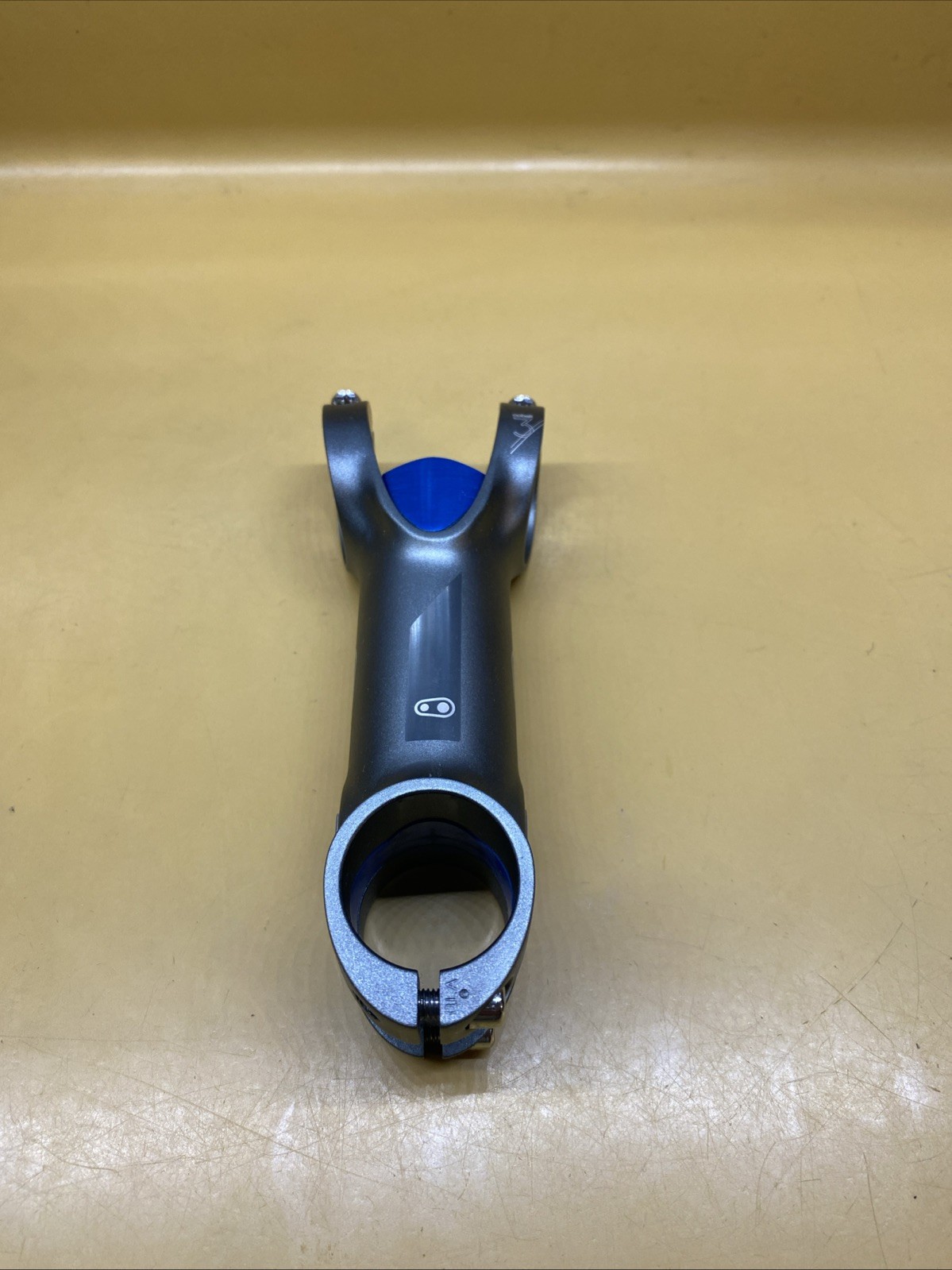 Iron/Blue Crankbrothers Cobalt 3 XC 100mm x 31.8 x 6* x 1-1/8i” Threadless Stem