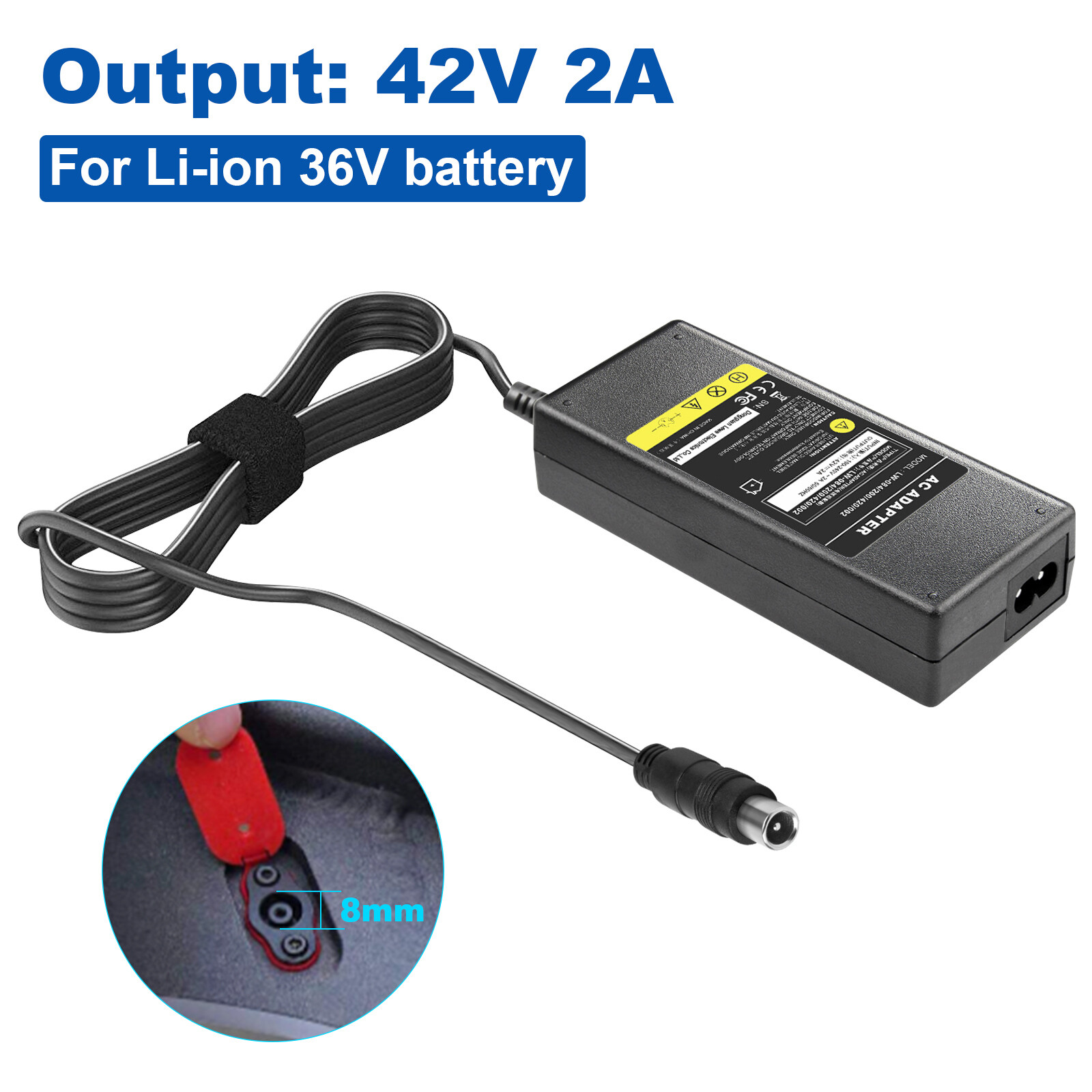 Charger 42V 2A for Segway Ninebot ES2/ES4/E22/ES1L Electric Kick Scooter