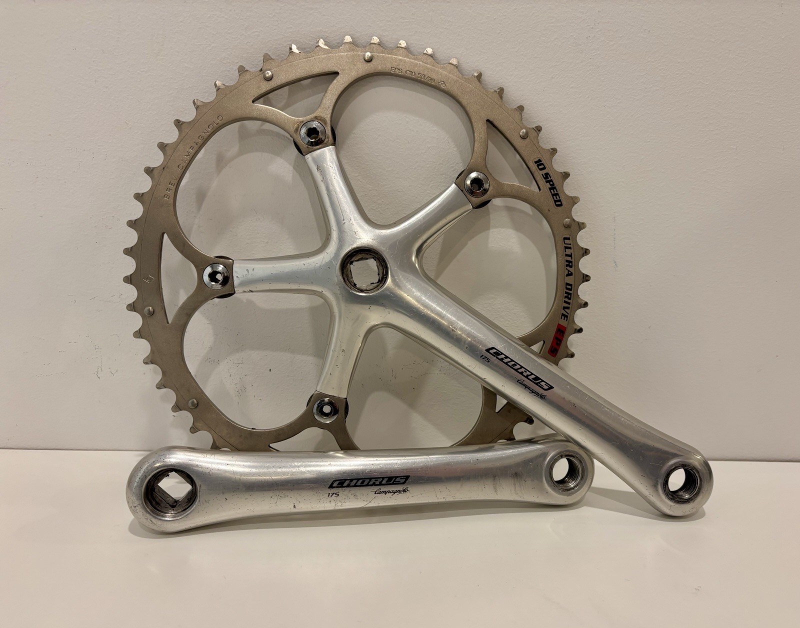 Campagnolo Chorus Crankset 10 Speed 53T 175mm (see description)