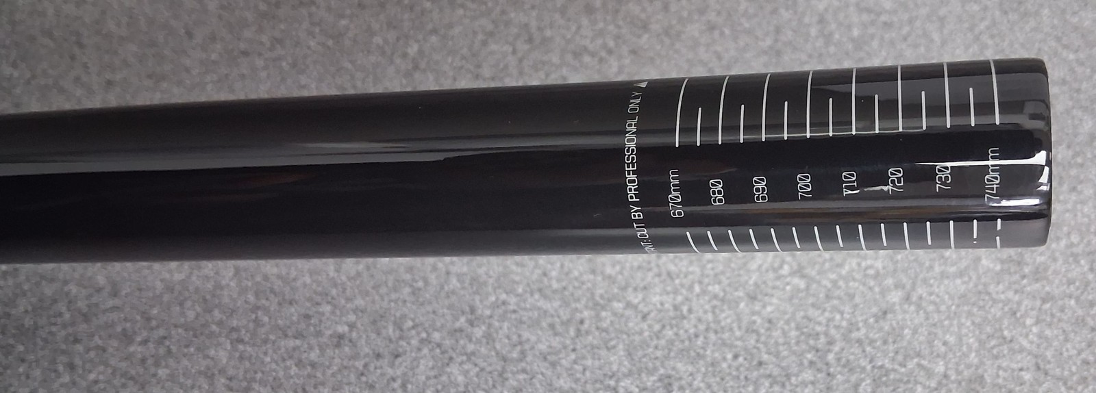 Bontrager Line Pro Carbon 35 MTB Handlebar – 35 x 750mm, 15mm Rise, Black *OE*