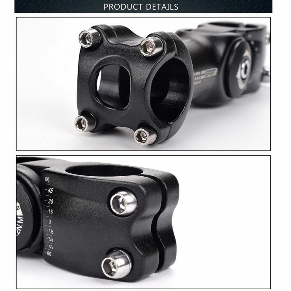 25.4/31.8mm Mountain Road Bike Stem Riser Adjustable MTB Bicycle Handlebar NEW