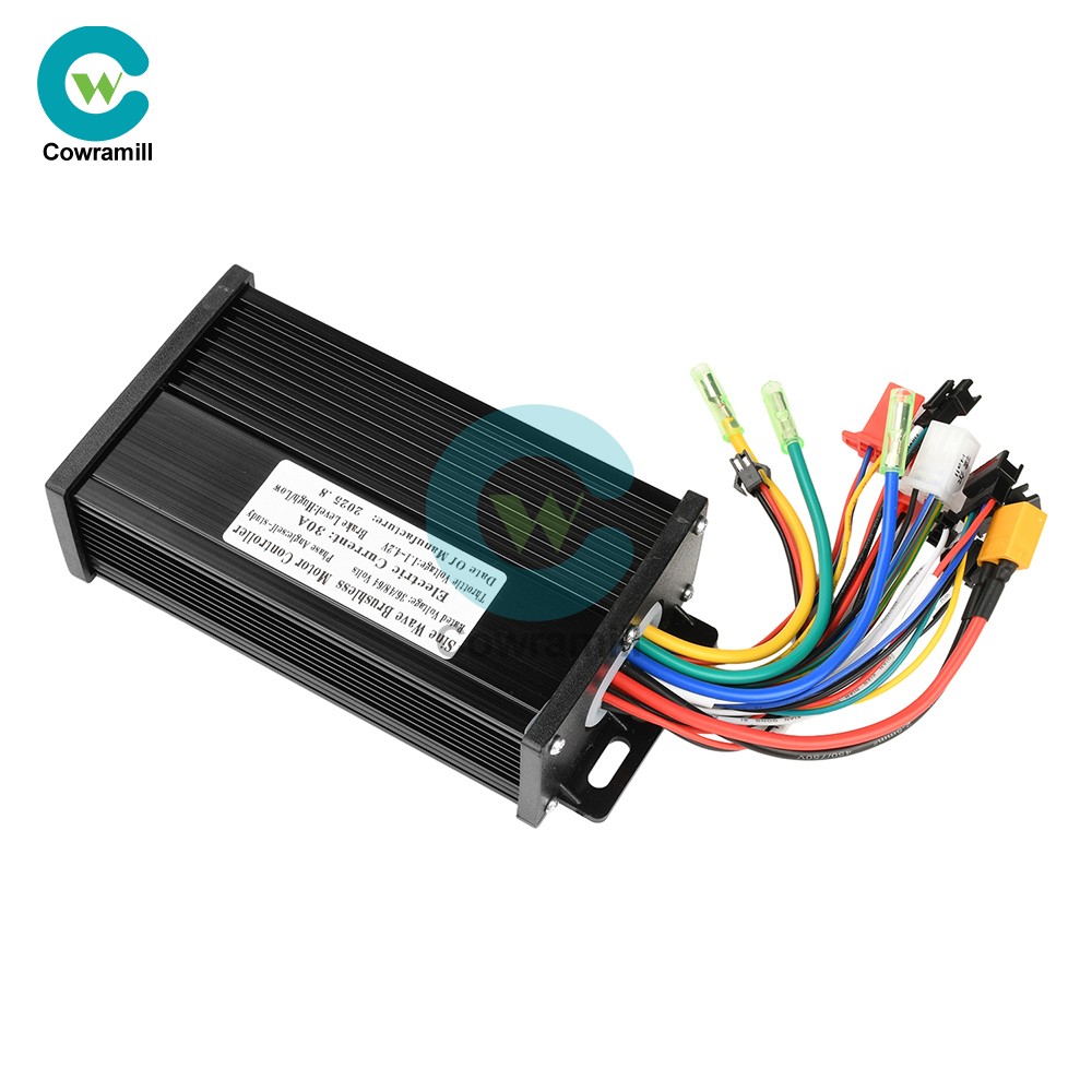 36V 48V 64V 30A Sine Wave Brushless Motor Controller 750W-1500W Drive S866 Gauge