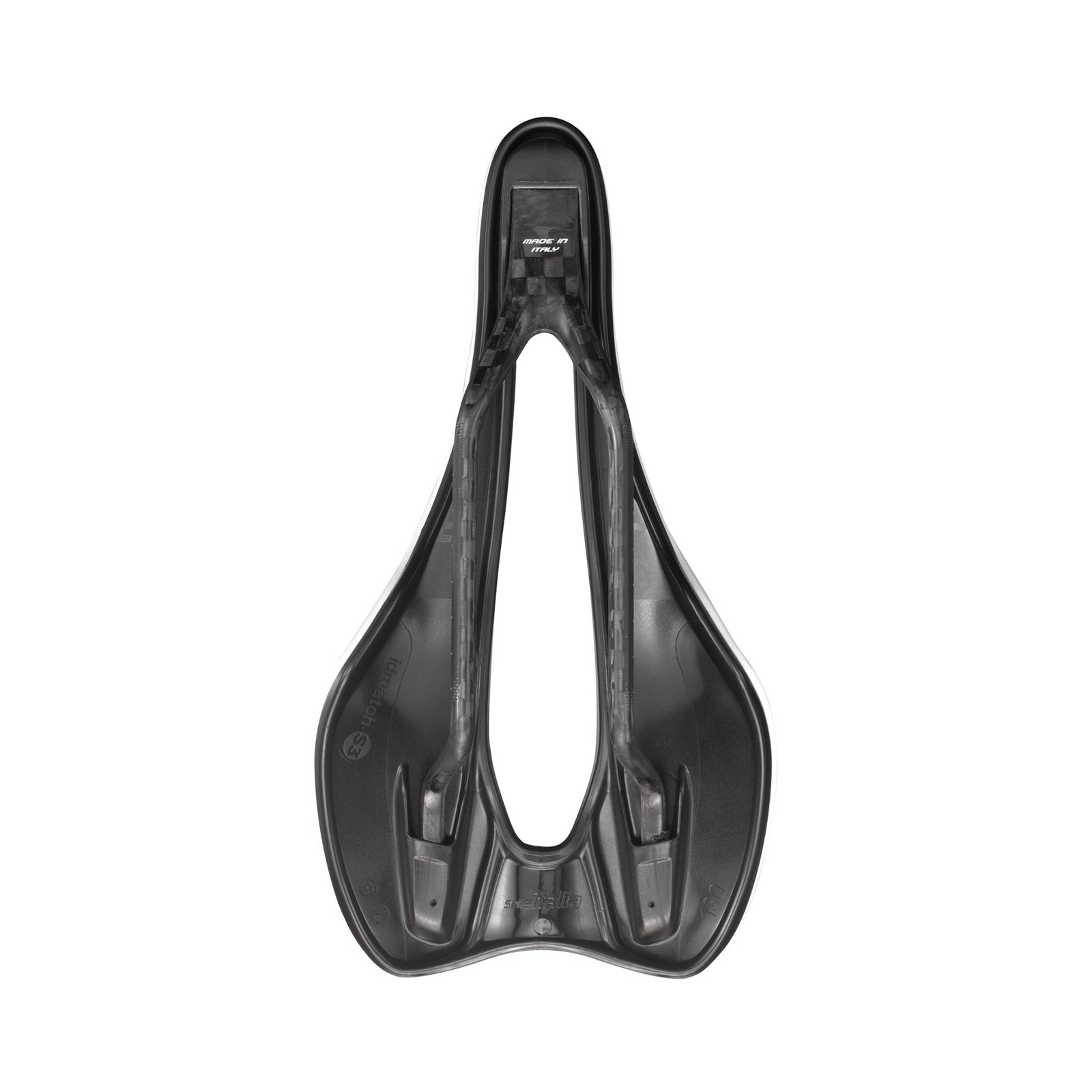 Selle Italia SLR Boost Kit Carbonio S3, Carbon, White, Fibra-Tek