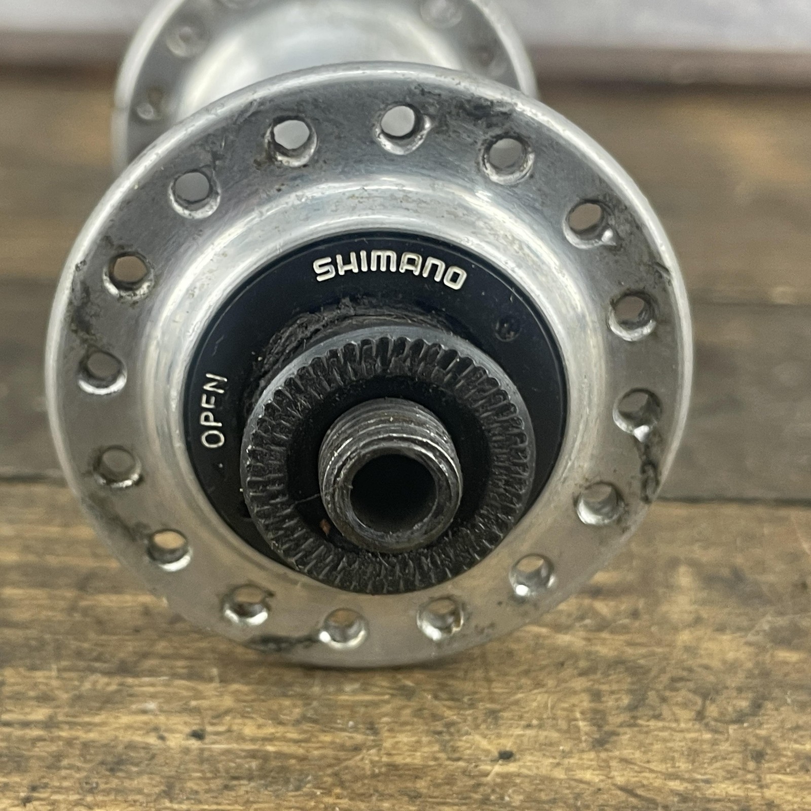 Vintage Shimano Deore XT Front Hub 32H Wheel Bearings Rough Parts / Repair