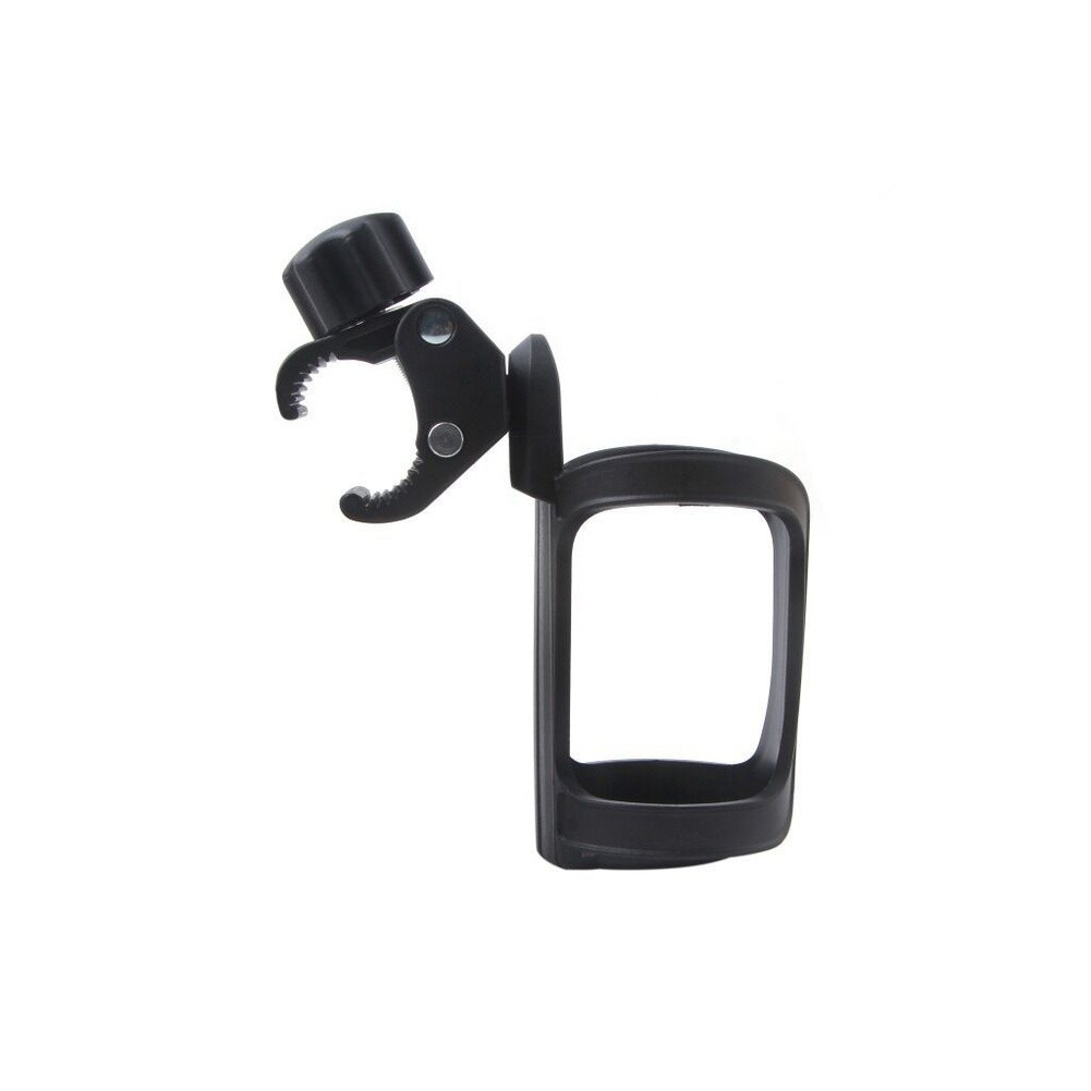 Black Cup Holder for Baby Carriage Bike Tricycle Umbrella 14 cm x 7 cm
