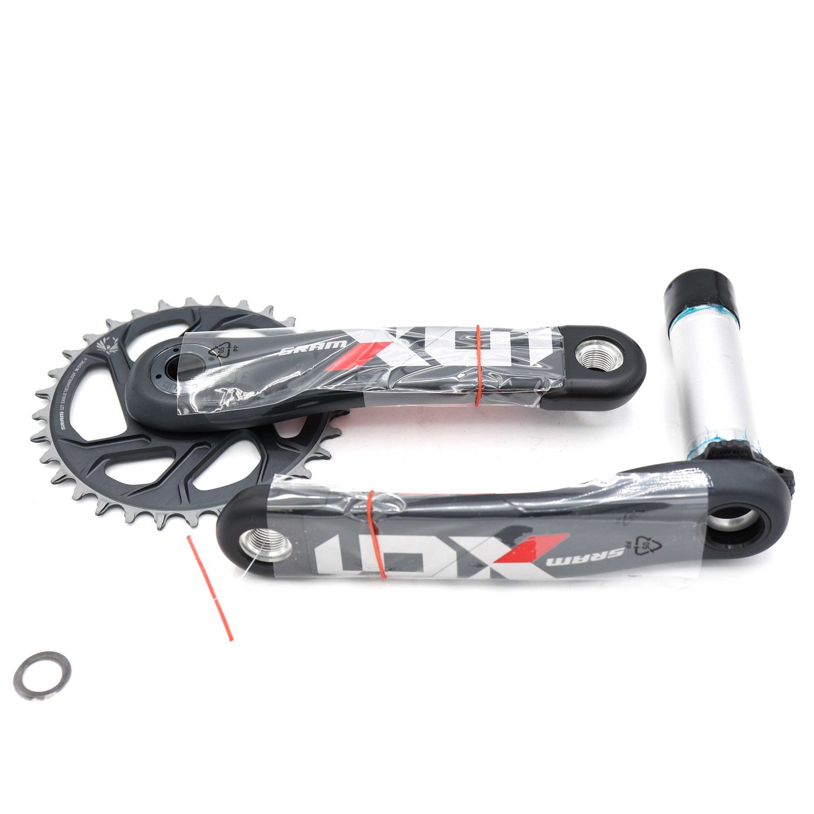 SRAM X01 Eagle DUB Crankset 170mm 32T Boost 148 Lunar Red