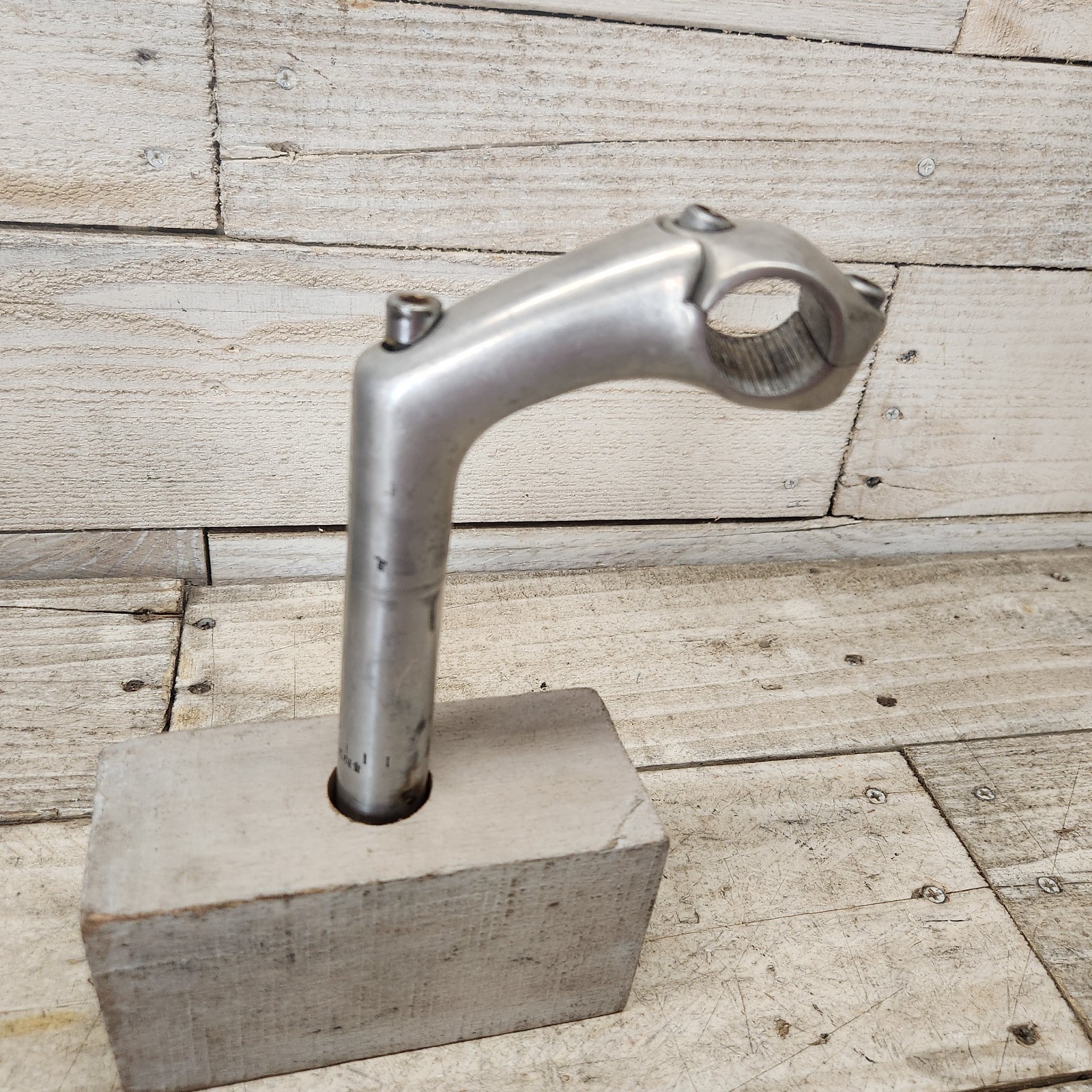 2009 Alloy NL Riser Stem 25.4.mm Quill 25.4mm Bar Clamp 80mm Reach Silver