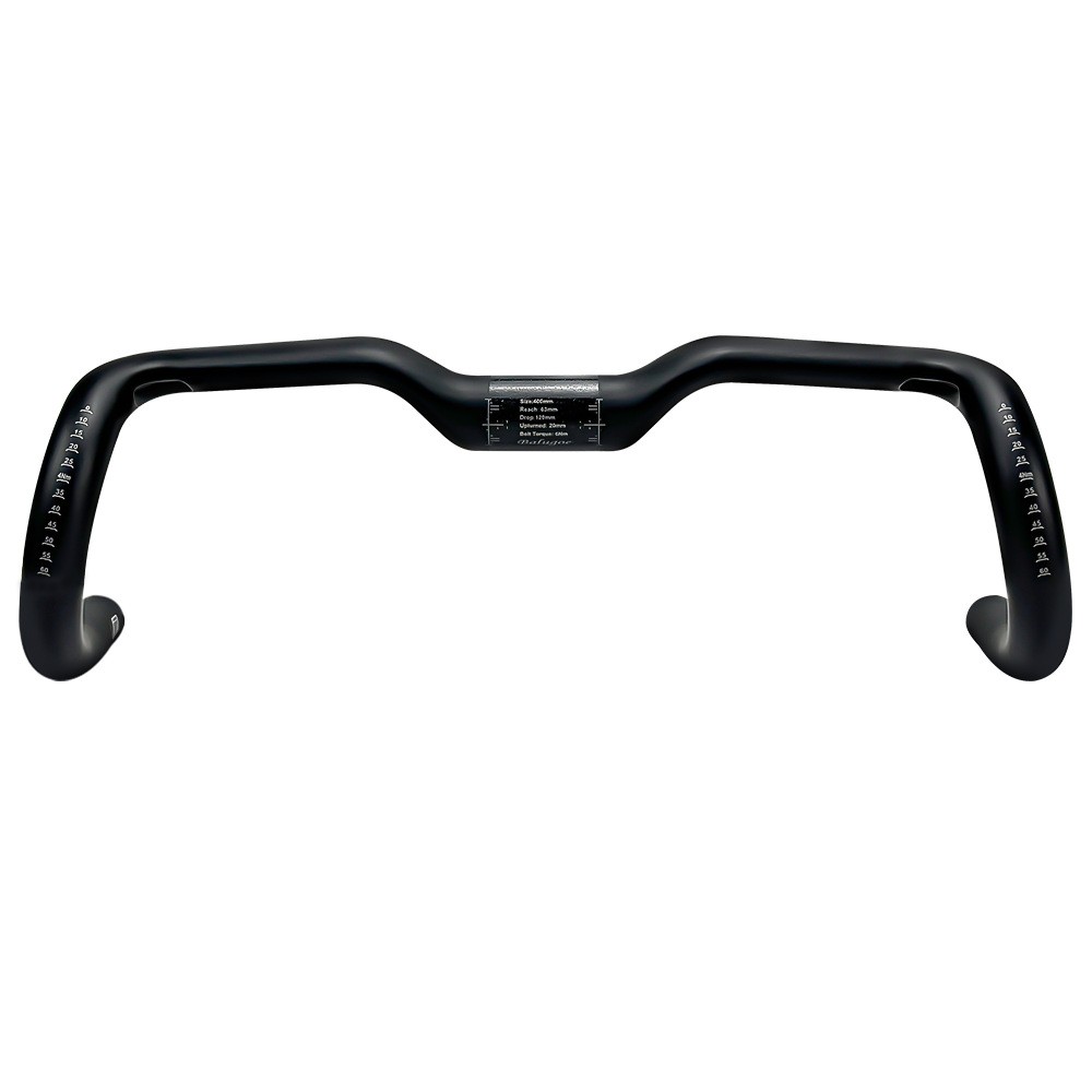 Full Carbon Racing Handlebar Rise Bar Internal Routing Road Bike Drop Bar 31.8mm