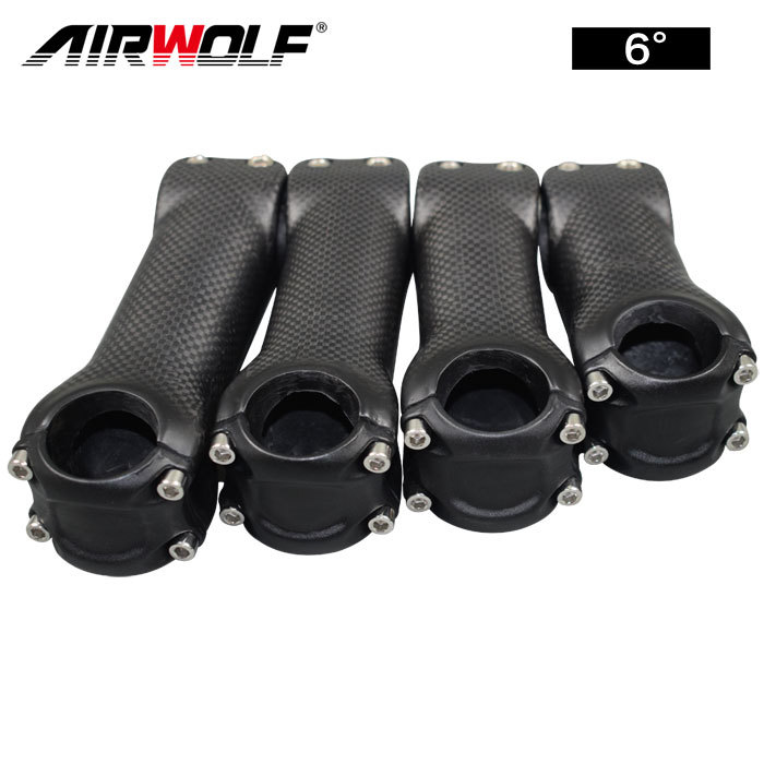 31.8 Carbon Handlebar Stem 1-1/8″ 3K for Road MTB Bike Bicycle 80-130mm Bar Stem