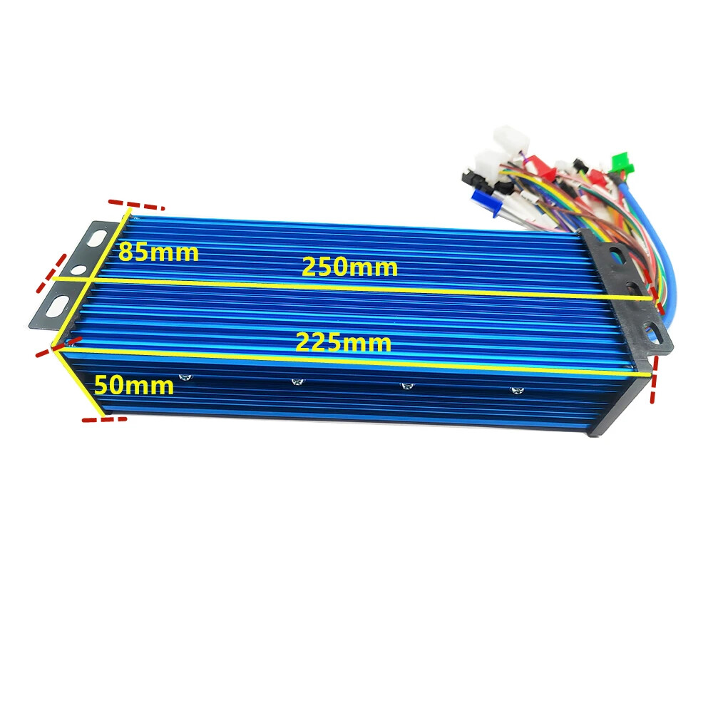 48V-72V 1500W-3000W Brushless Controller 18 Mosfet 50A for E-bike Motorcycle