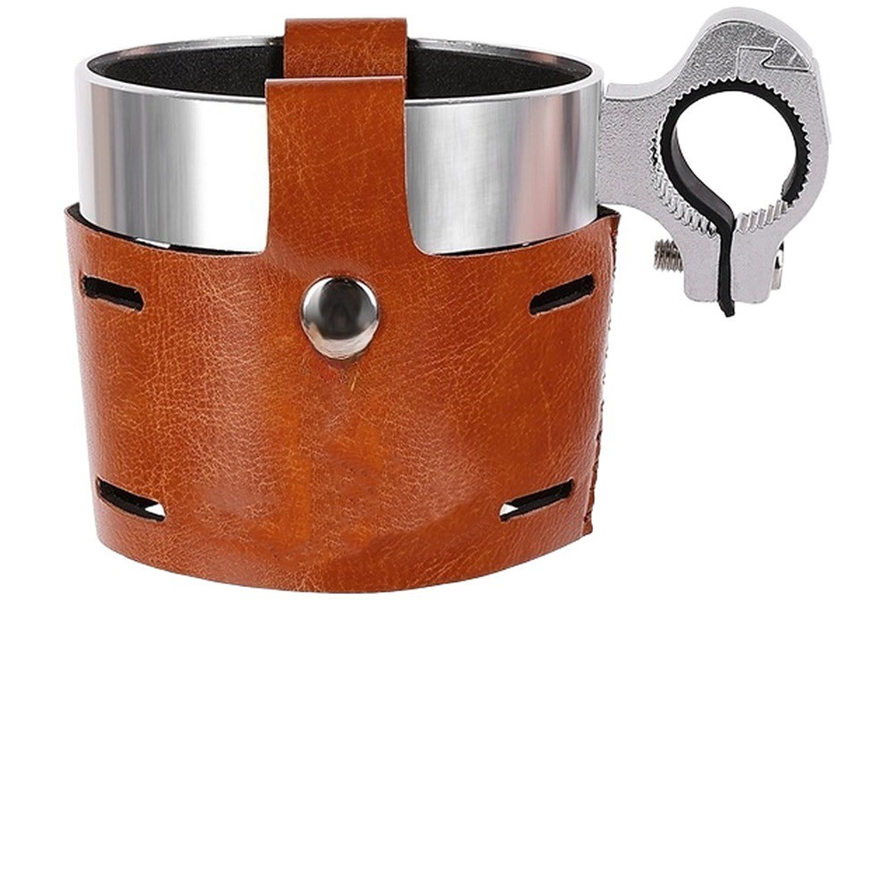 Cup Holder for Bicycle Aluminum Alloy Frame Secure Mount Fits 8cm Diameter Cups