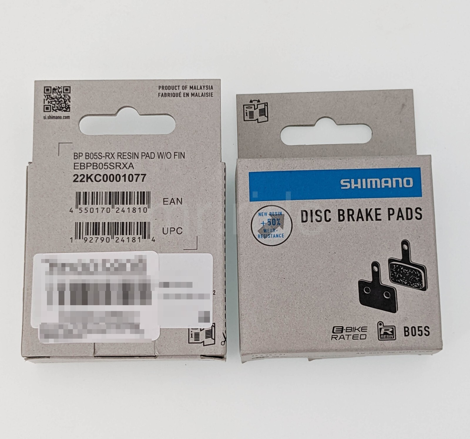 2*Shimano B05S-RX Disc Brake Resin Pads +Spring,Pins,fit MT200 MT400 Altus Acera