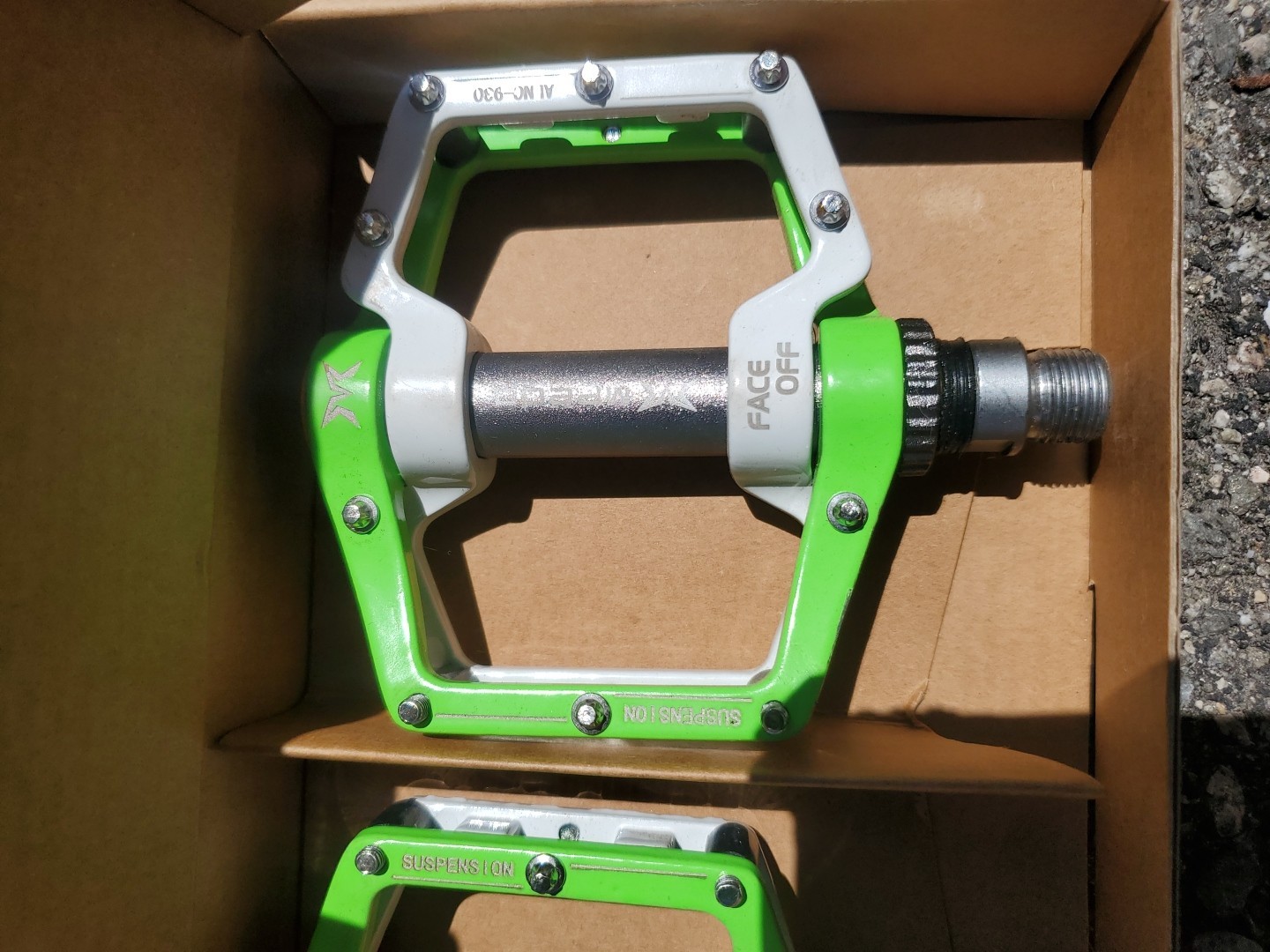 BC bicycle company lightweight aluminum bike pedals wide flat platform