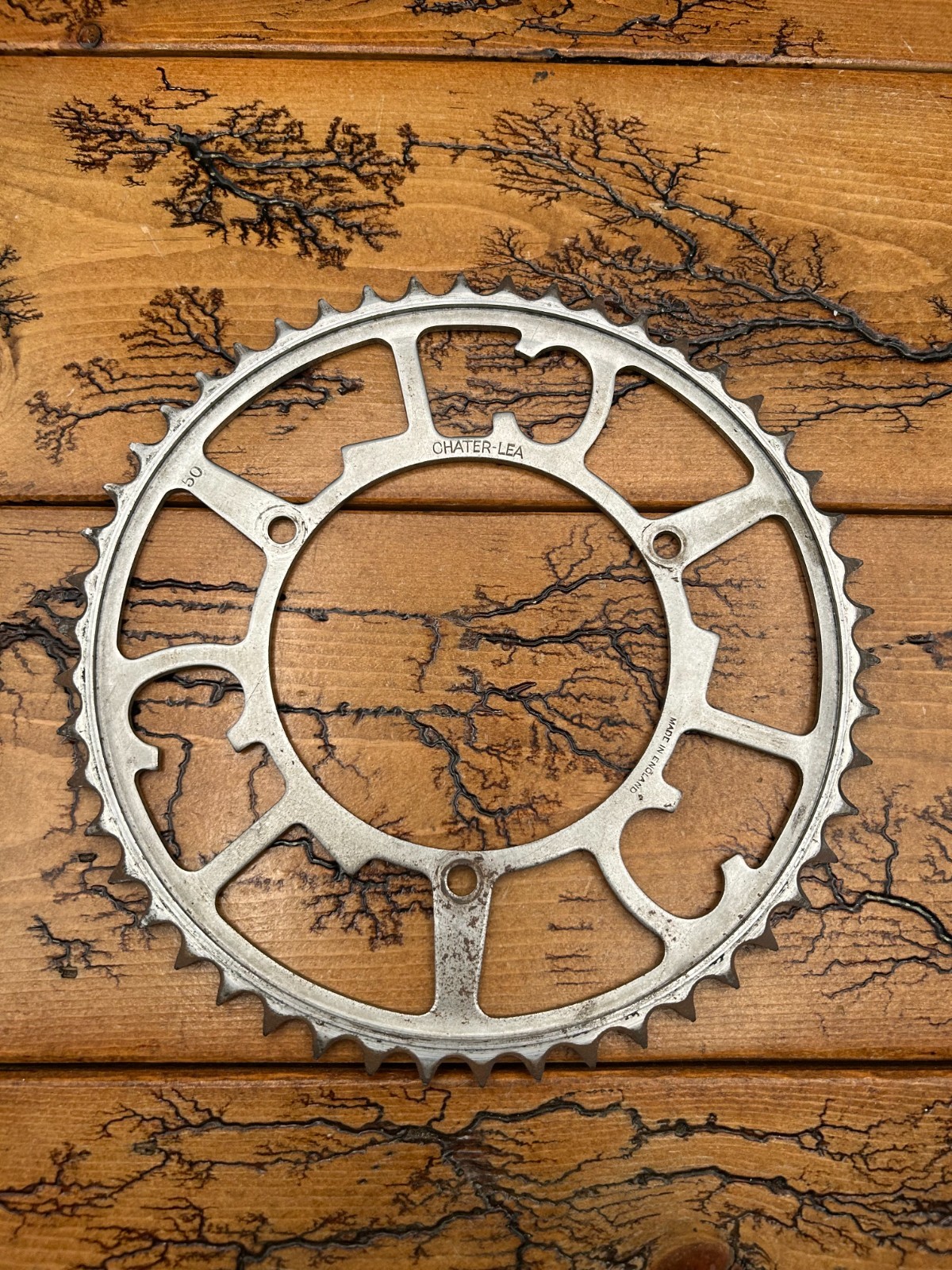 Chater-Lea 50 Tooth 3 Bolt Steel Vintage Chainring