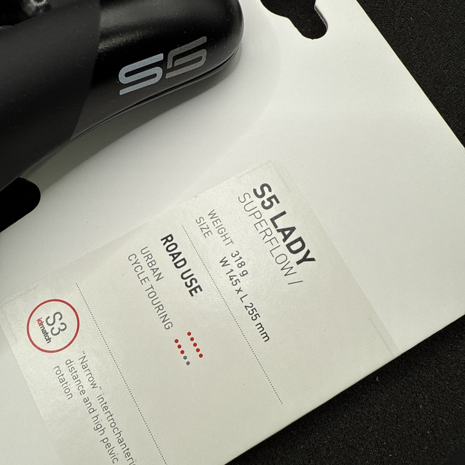 Selle Italia S5 Lady Superflow Cycling Saddle Seat 145mm Width (9419-27)