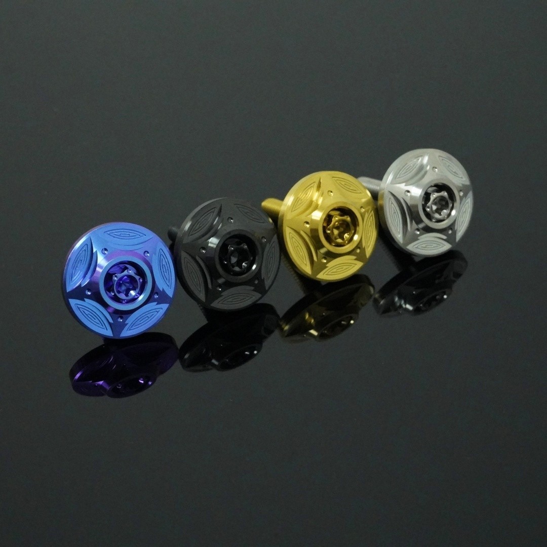 RTAMO Titanium Alloy Headset Top Cap 1-1/8″ w/ M6x35mm Bolt for MTB & Road Bike