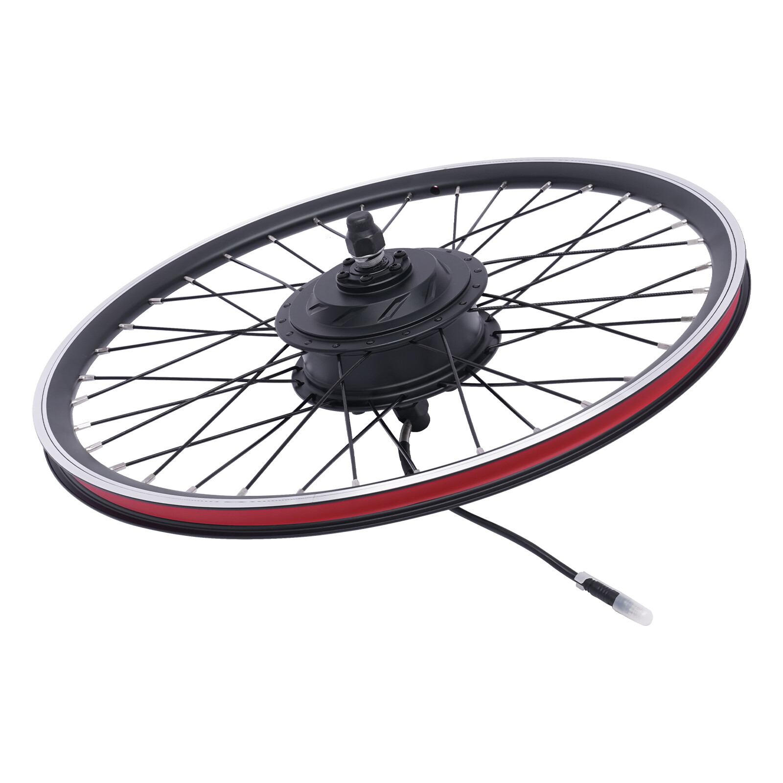 24″ 500W 36Volt E-Bike Front Wheel Electric Bicycle LCD Hub Motor Conversion Kit