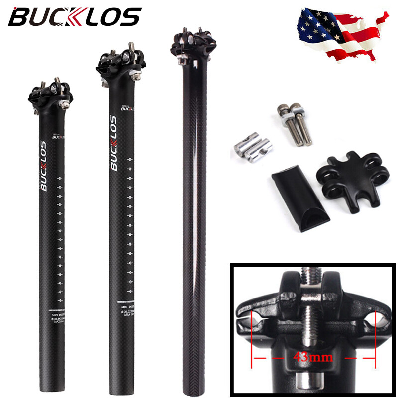 BUCKLOS/TOSEEK Seatpost 27.2/28.6/30/30.8/31.6/33mm Carbon/Alloy Bike Seat Tube