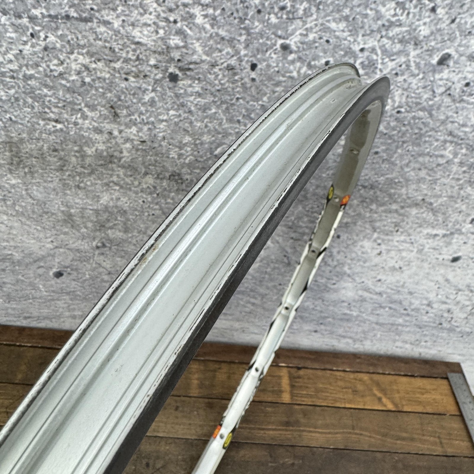 Mavic Cross 26in Rim 18H SL SSC Silver UST Tubeless Aluminum MTB Presta
