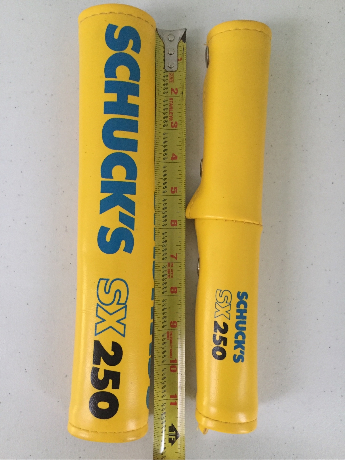 NOS Schuck’s SX250 Bmx Pad Set Yellow Original