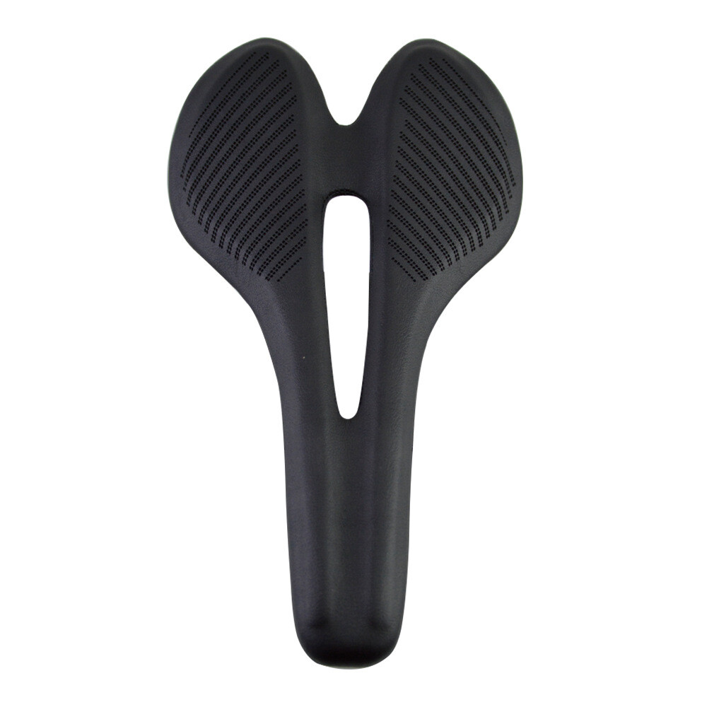 Bicycle Comfort Saddles Carbon EVA Leather Racing MTB Road Bike Seat 270*143mm