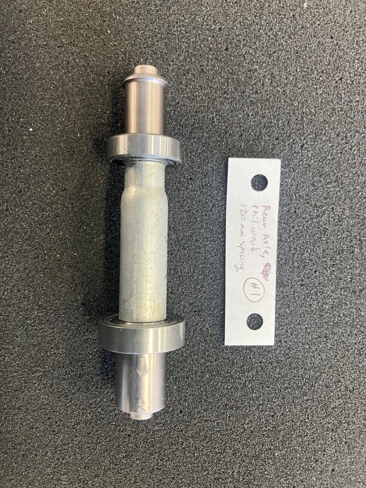 Phil Wood, Q/R Rear Axle with Bearings, Excellent Condition, 120mm spacing