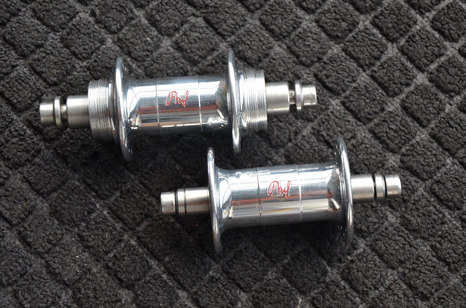 Phil Wood Low Flange Track Hub Silver 24/24H Double Fixed Fixed Gear