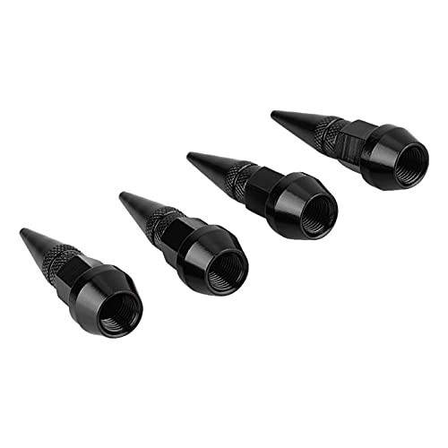 Tire Valve Stem, Tire Valve Cover, Air Valve Caps for Car Tires, 4Pcs Black