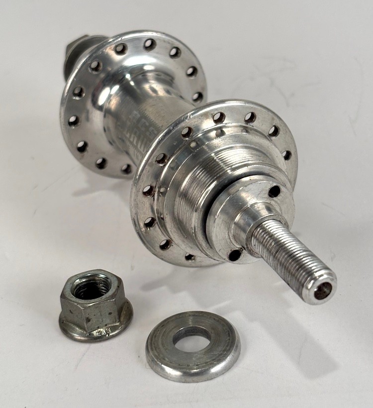ACS Claws BMX Flip-Flop Rear Hub 28H ISO + Metric FW Thread Silver