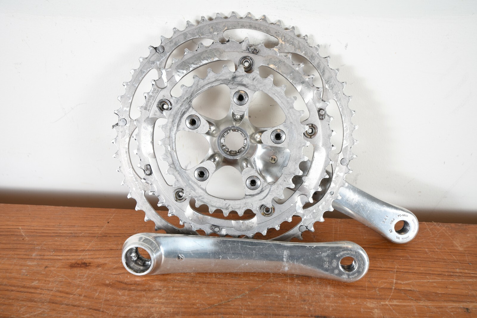 Shimano Ultegra FC-6503 Triple 52/42/30t Triple Crankset 172.5mm Road Bicycle