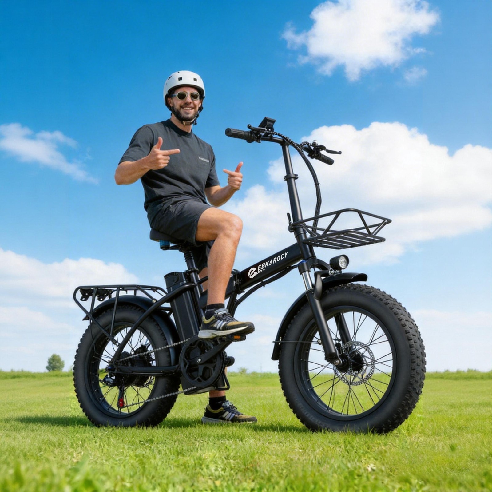 20″ 750W 48V New Folding e-bike Fat Tire for Off-road