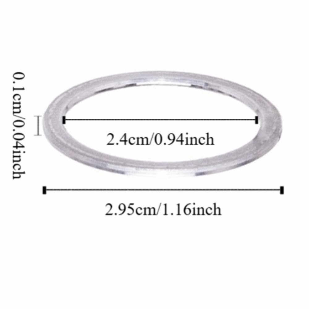 5Pcs Bike Bottom Bracket Spacers Aluminum Alloy BB 1mm Flywheel Washers