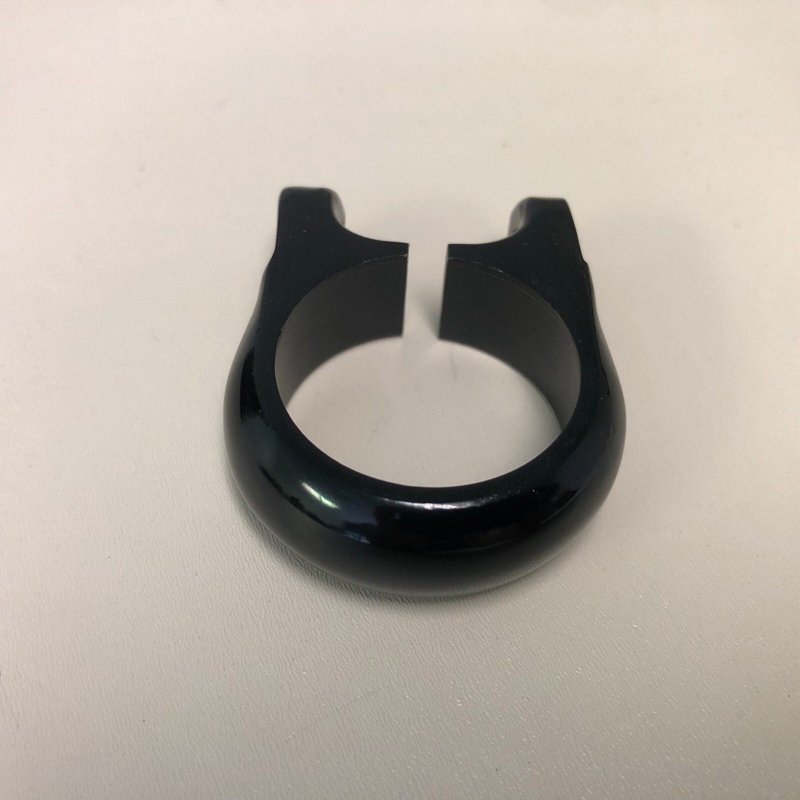 New Kalloy Alloy Bicycle Seat Post Clamp Without Bolt Black