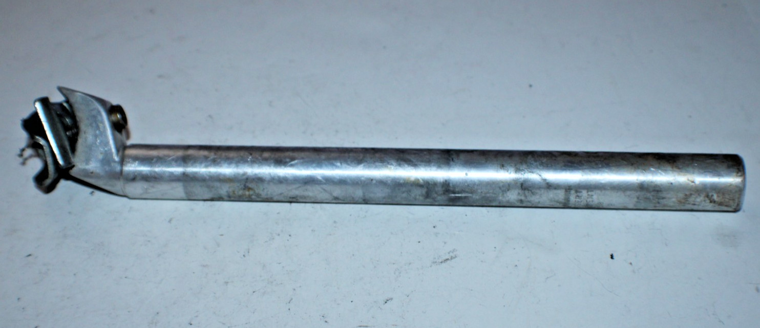 Vintage Seatpost Seat Tube 320/25.8mm 20mm Offset Silver MTB Road Hybrid Commute