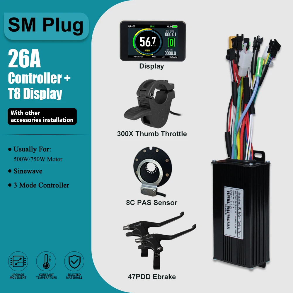 Three-Mode Controller Sine Wave with LCD Display and Learning Function 17-60A
