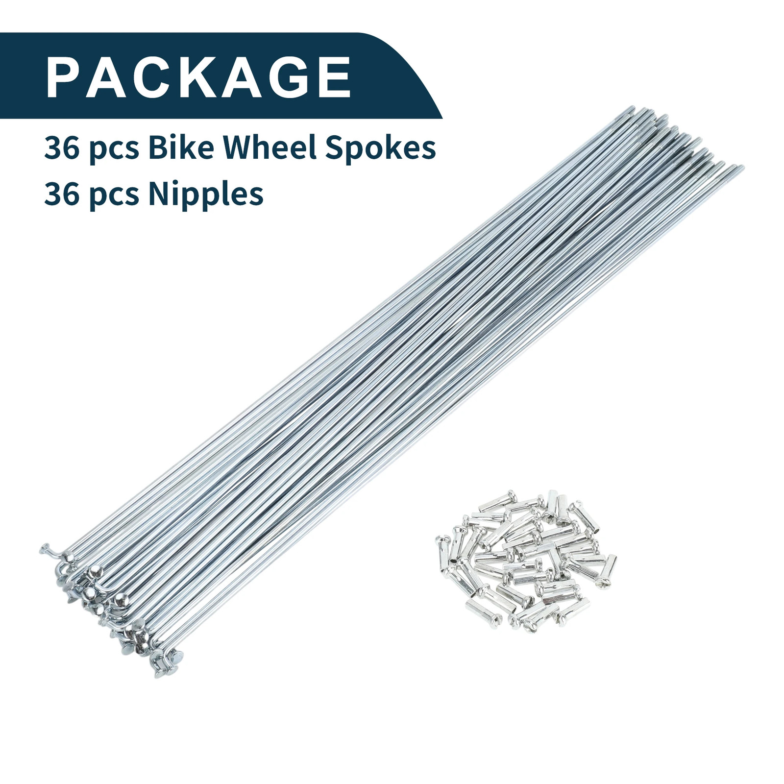 Bicycle Spokes Bike Wheel Spokes 14G 125Mm 135Mm 138Mm 171Mm 177Mm 185Mm 202Mm 2