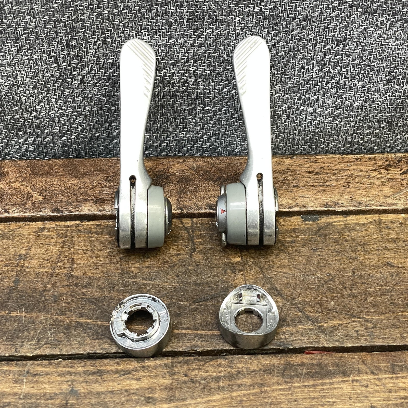 Vintage Shimano RX100 Shifters SL-A550 7s Down Tube Light Action SIS Index