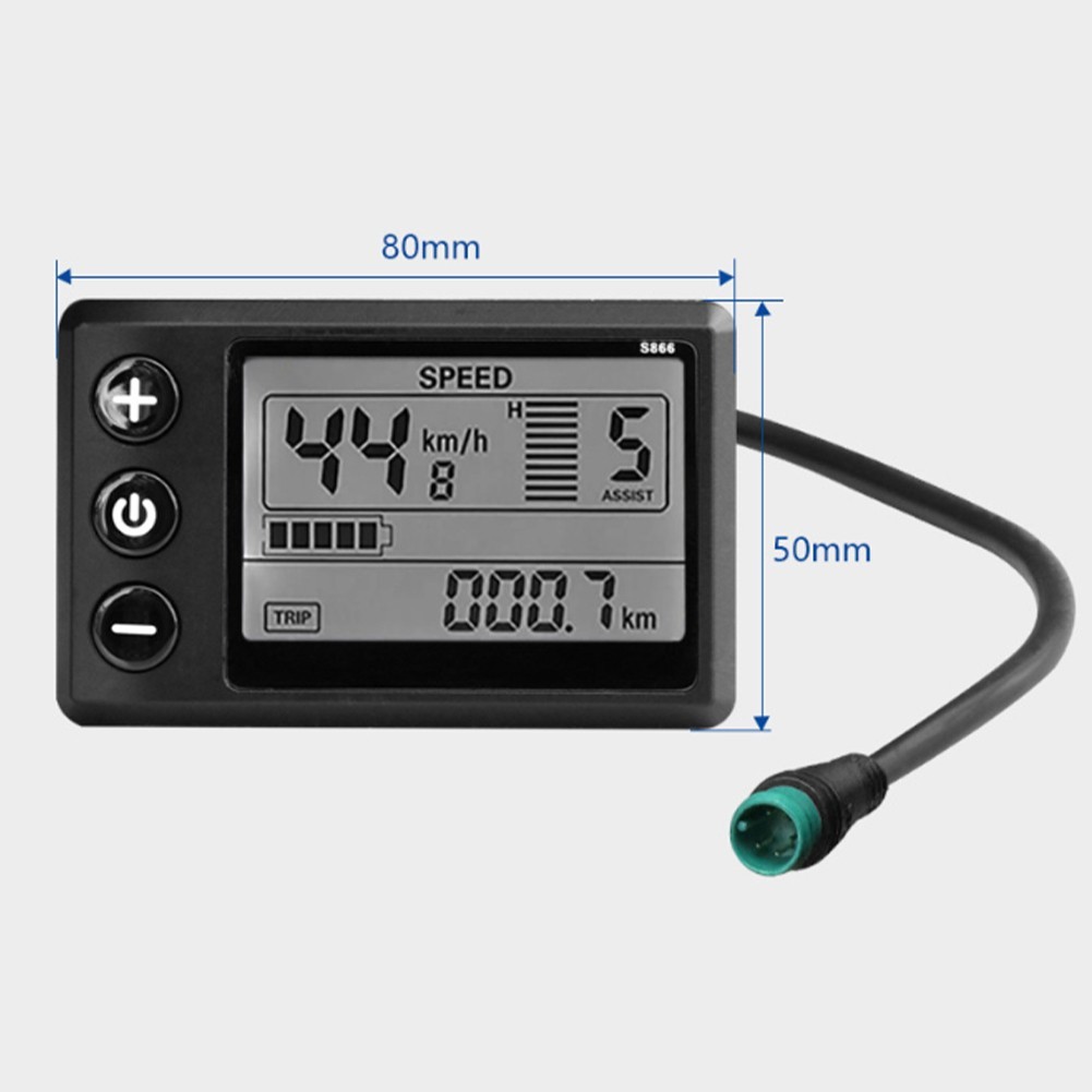 Controller Set for Electric Bikes with LCD Display and Waterproof Design