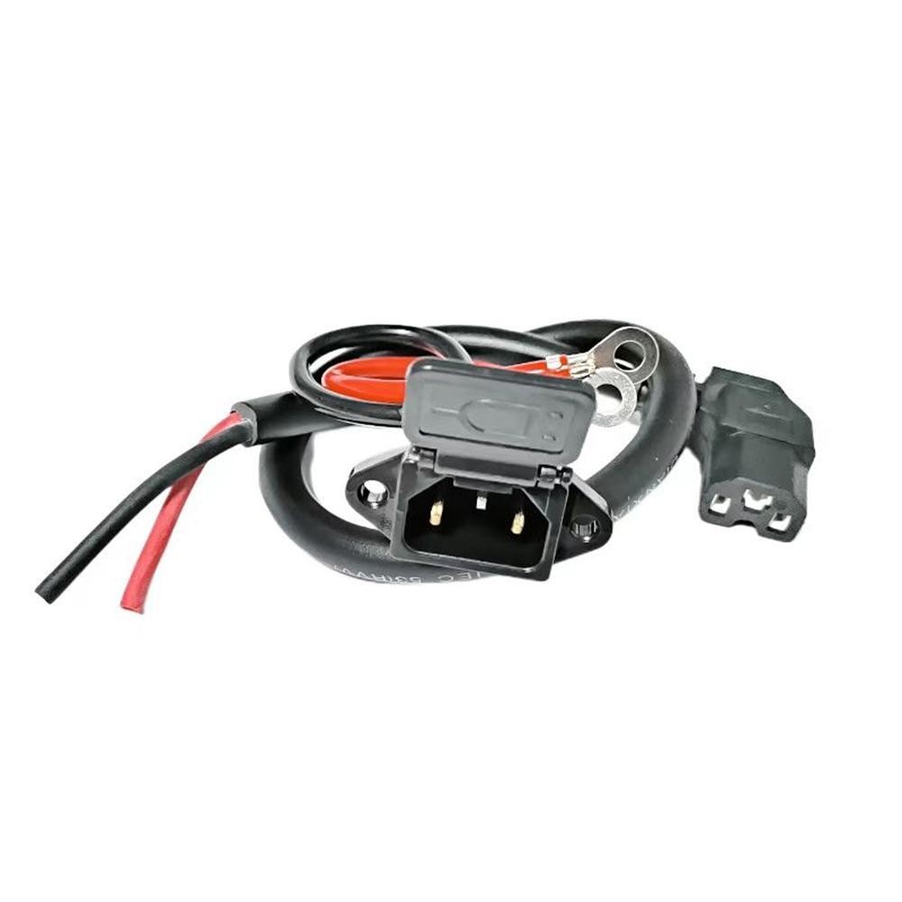 Electric Bike Battery Charging Socket E-Bike Battery Charger Male / Female plug
