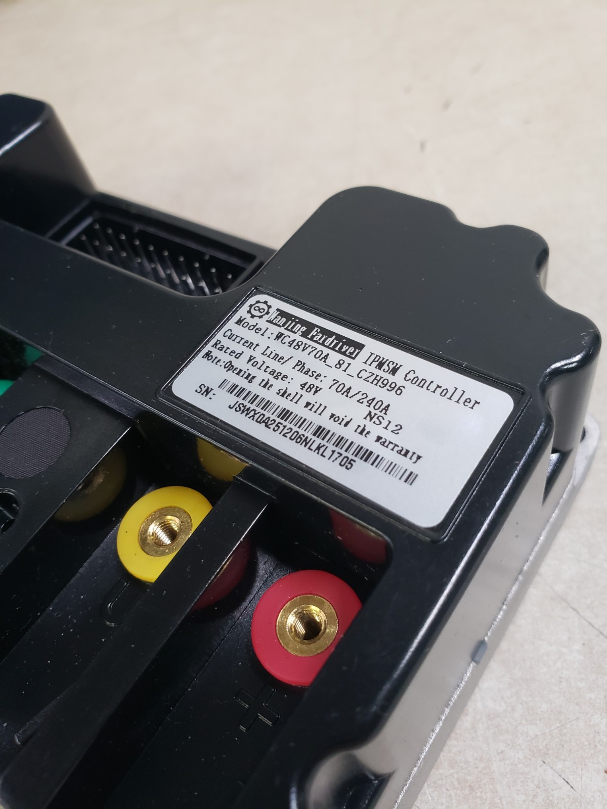Unbranded Brushless Motor Bluetooth Pro Controller IPMSM WC48V70A_81_CZH996