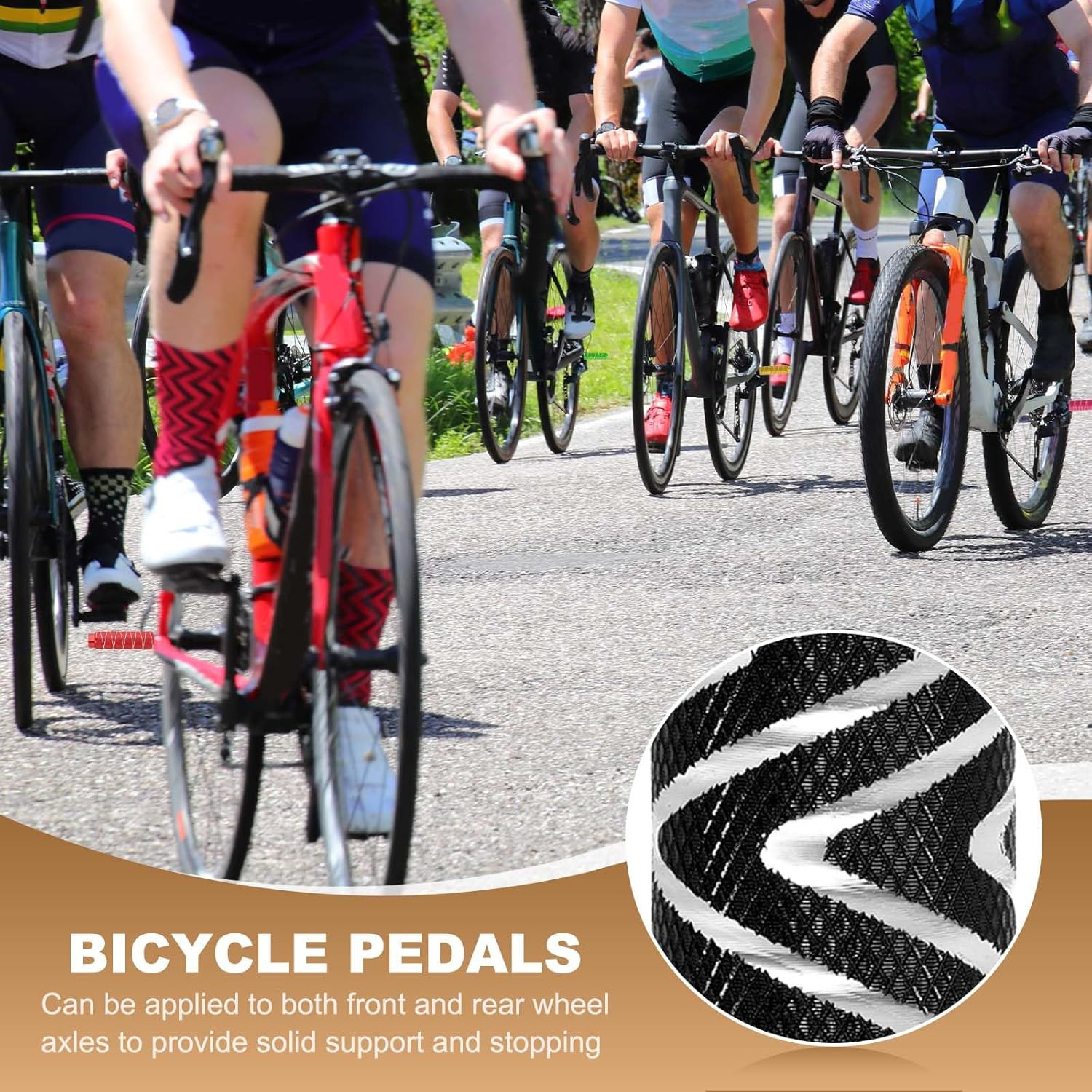 Bike Pegs Fit Axles, Aluminum Alloy Anti-Skid Lead Foot Bicycle Peg Back Seat St