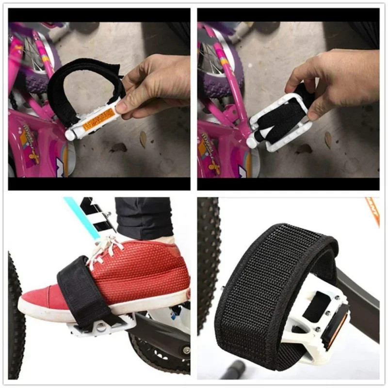 New Bicycle Pedal Toe Clip Strap Nylon Bike Fixed Gear Fast Shipping