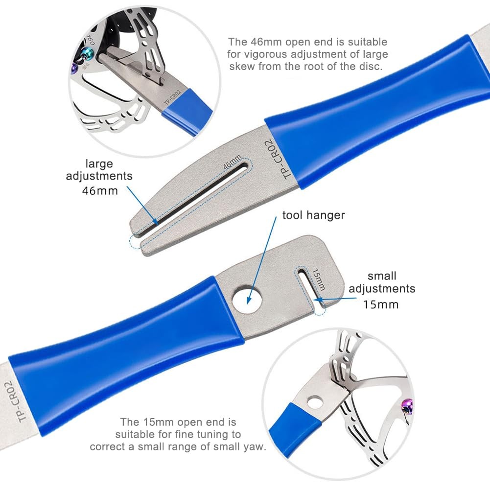 XuYelora Rotor Truing Fork, Brake Disc free size, As Picture Show