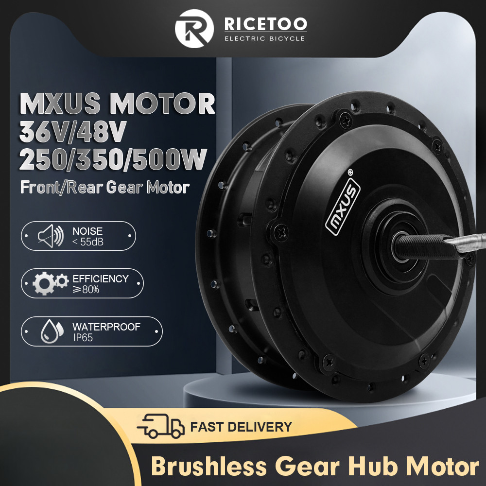 250W 350W 500W 36V 48V Electric Bike Front Rear Wheel Hub Motor 100mm Dropout