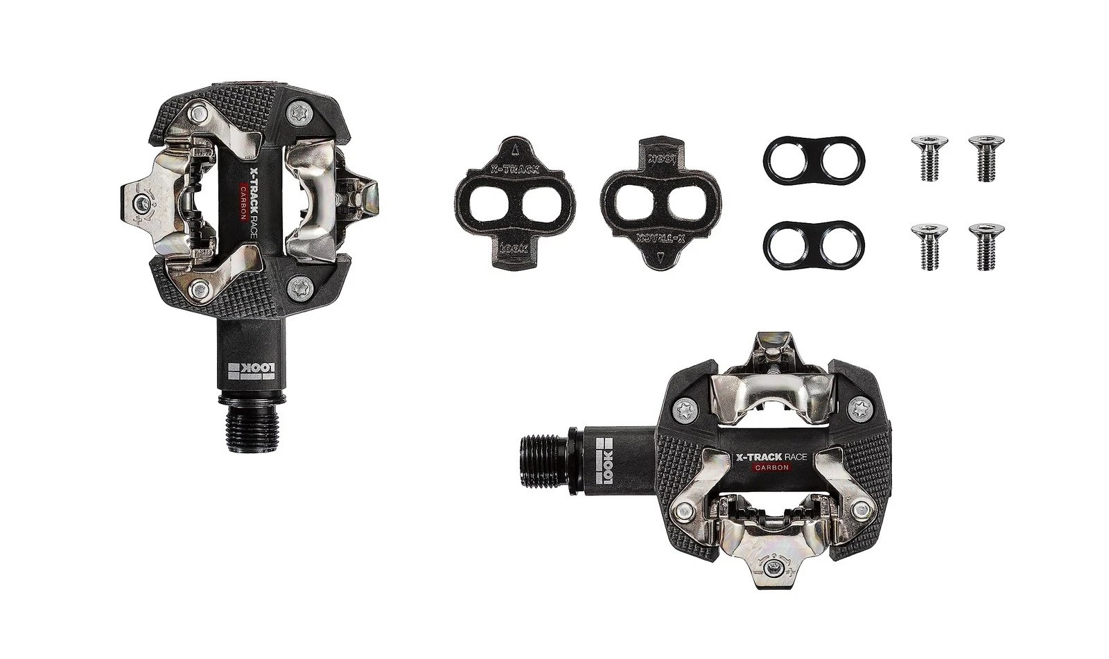 Look Cycle – X-track Race Carbon Pedals (New Distressed Box) FAST FREE SHIPPING.