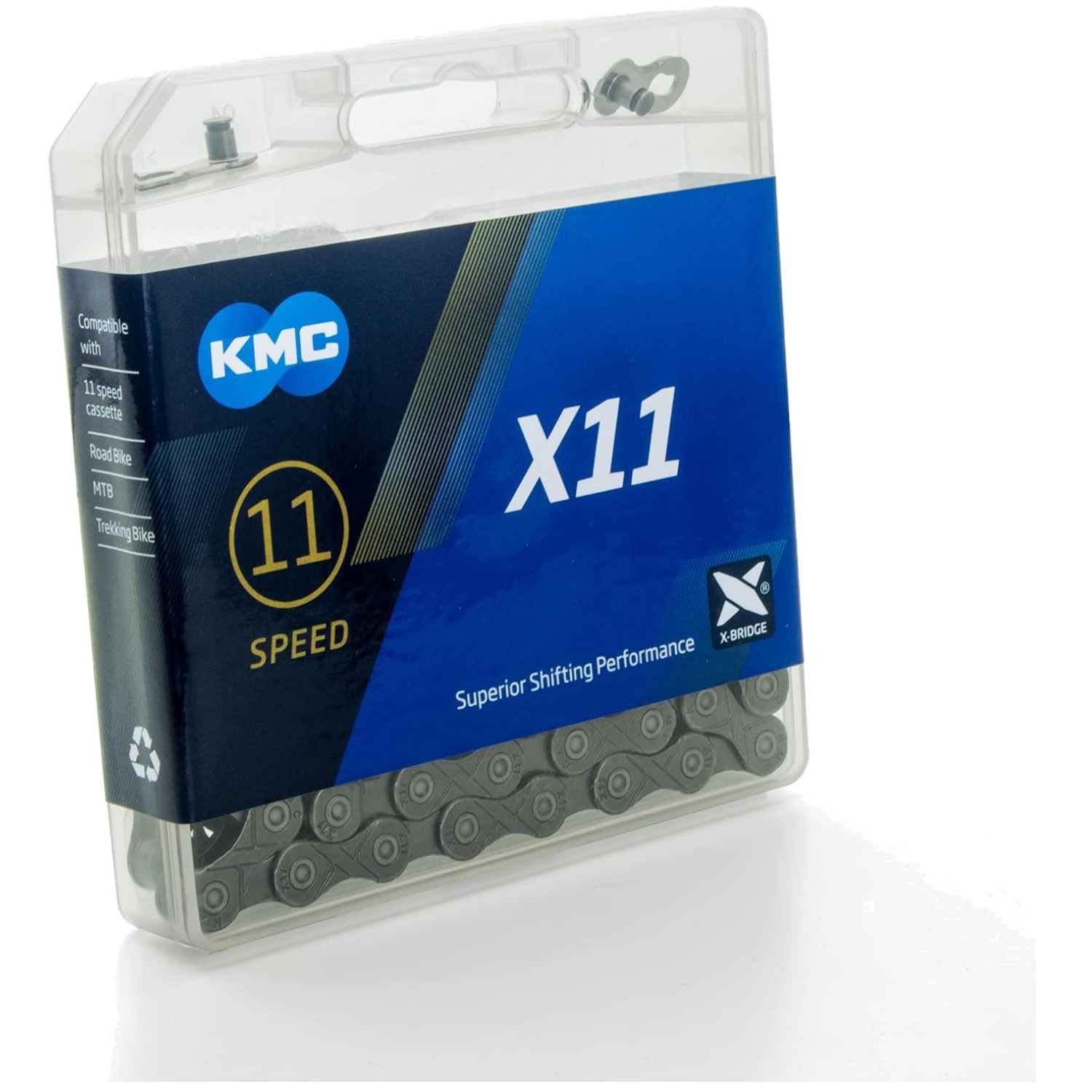 X11 Chain with Asymmetrical Chamfering for Smooth Operation