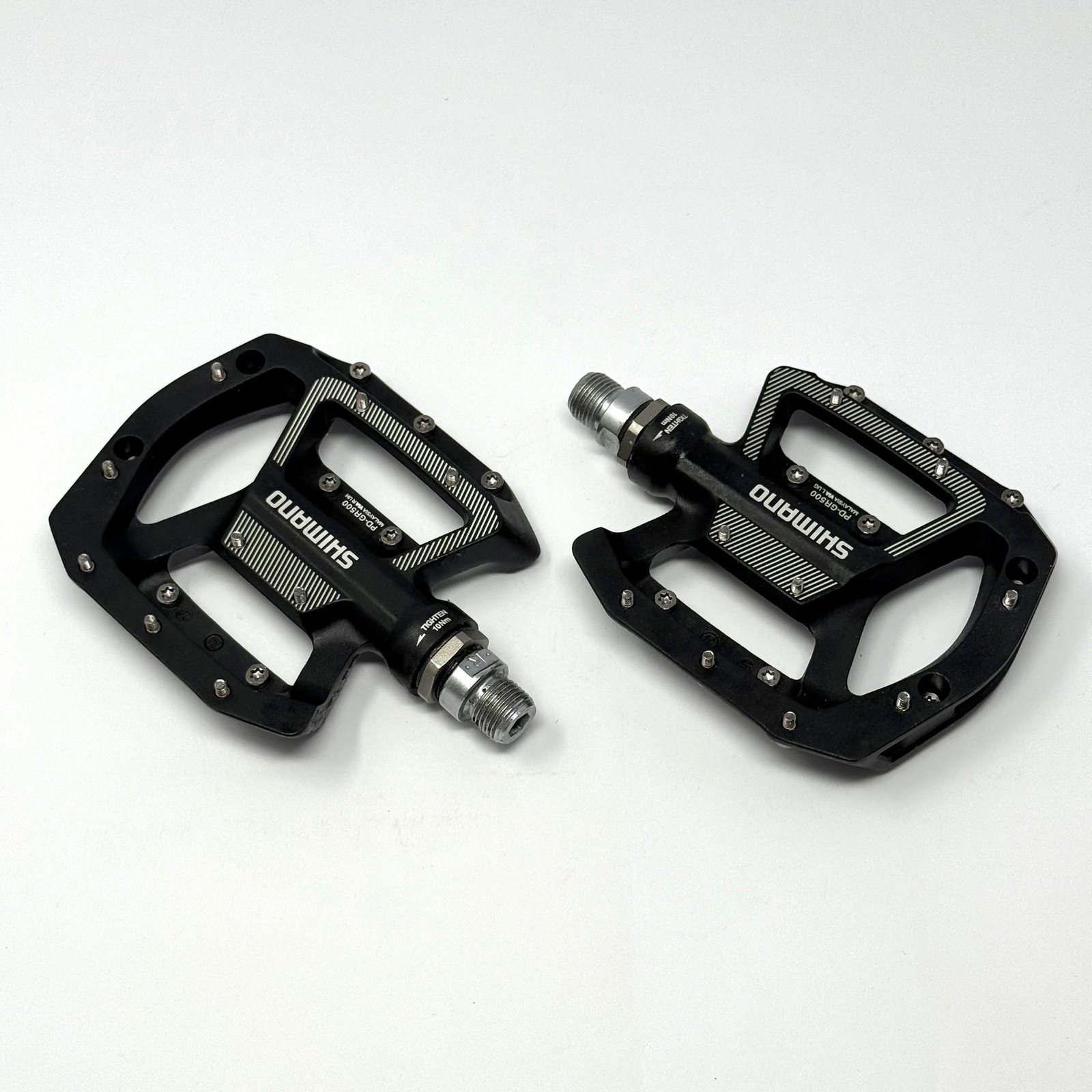 Shimano PD-GR500 Flat Platform MTB Pedals Black EPDGR500L 9/16 in