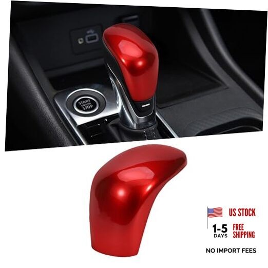 Car Gear Shift Knob Cover Compatible with Nissan Sentra Altima 2020 2021 Red