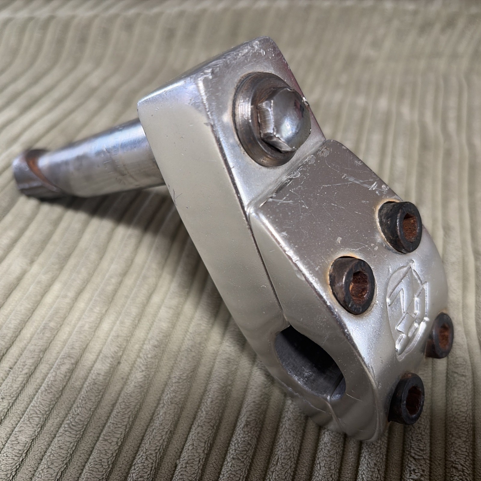 Red Line BMX Quill Stem Silver 1996 21.1mm Vintage Mid School BMX