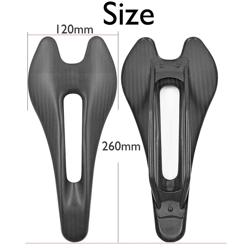 Painted Carbon Side / Gravel Saddle Ultra Lightweight Compatible with 7×8,7x9mm